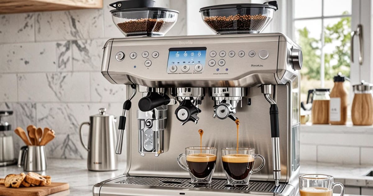 Snag a Breville Barista Signature Espresso VCF160 for Half Price at Currys!